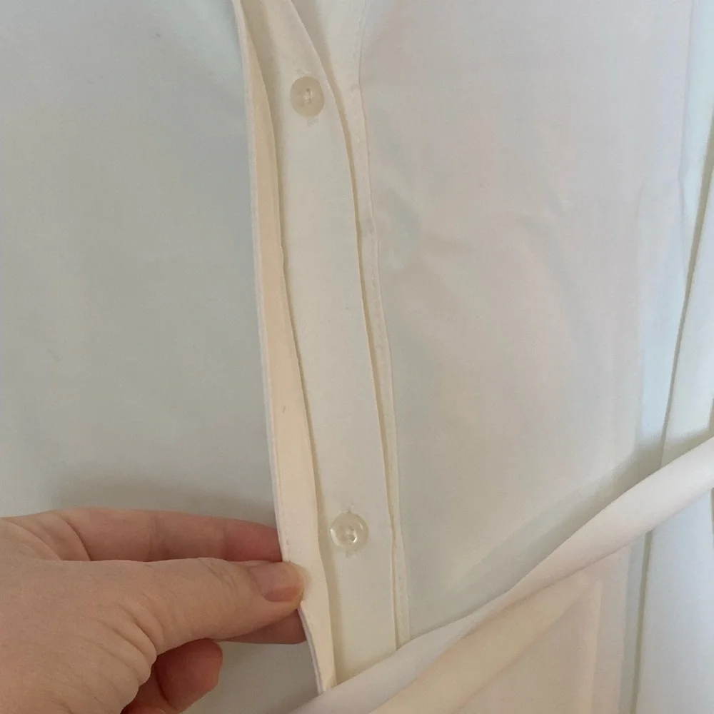 Alina Mae White Maternity Blouse - Picture 3 of 4